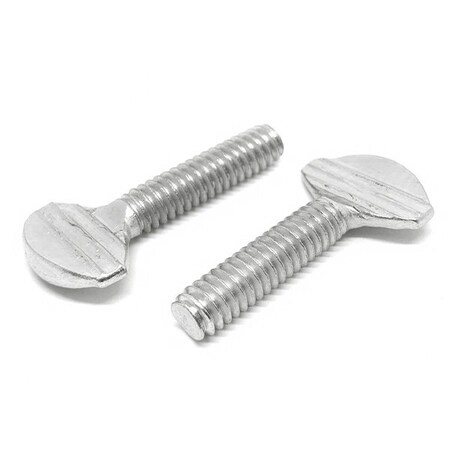 Boltsandnuts.Com 1/4"-20 Thread Size, Plain 18-8 Stainless Steel, 1-1/4 in Lg, 500 PK 25C125THUMBSS-500